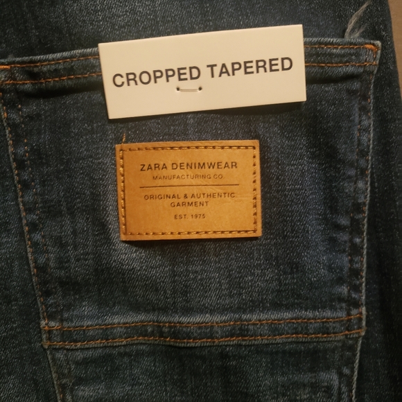 Zara | Jeans | Zara Cropped Tapered 